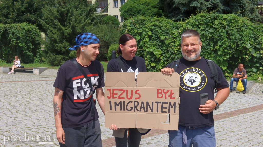 Antyimigrancki wiec w Chrzanowie