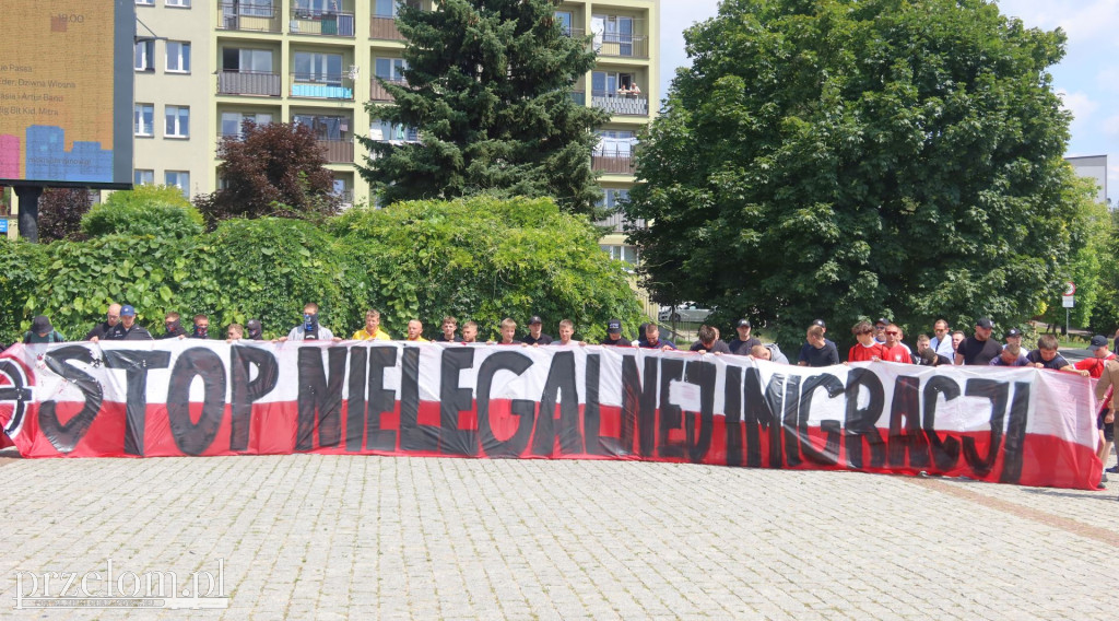 Antyimigrancki wiec w Chrzanowie