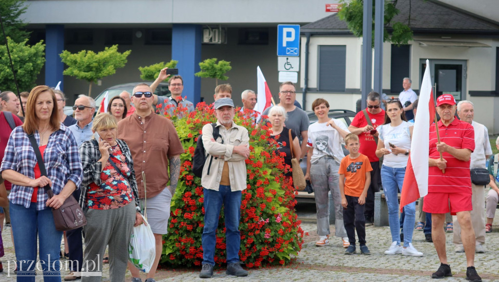 Antyimigrancki wiec w Chrzanowie