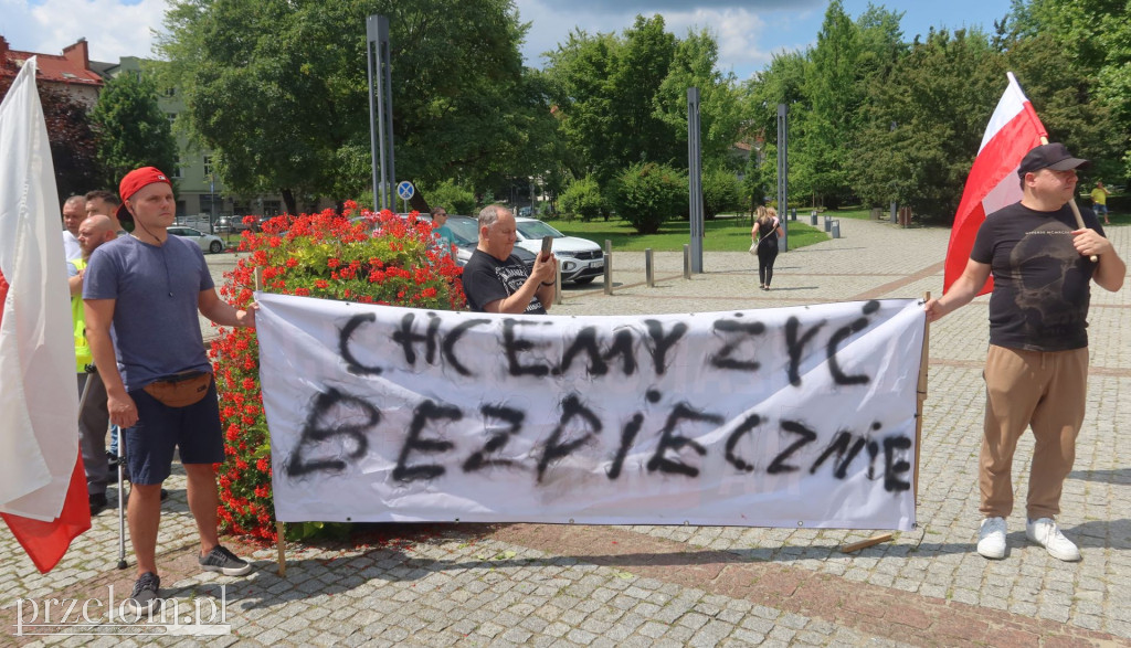 Antyimigrancki wiec w Chrzanowie