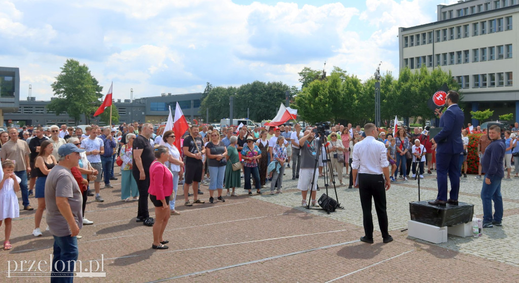 Antyimigrancki wiec w Chrzanowie