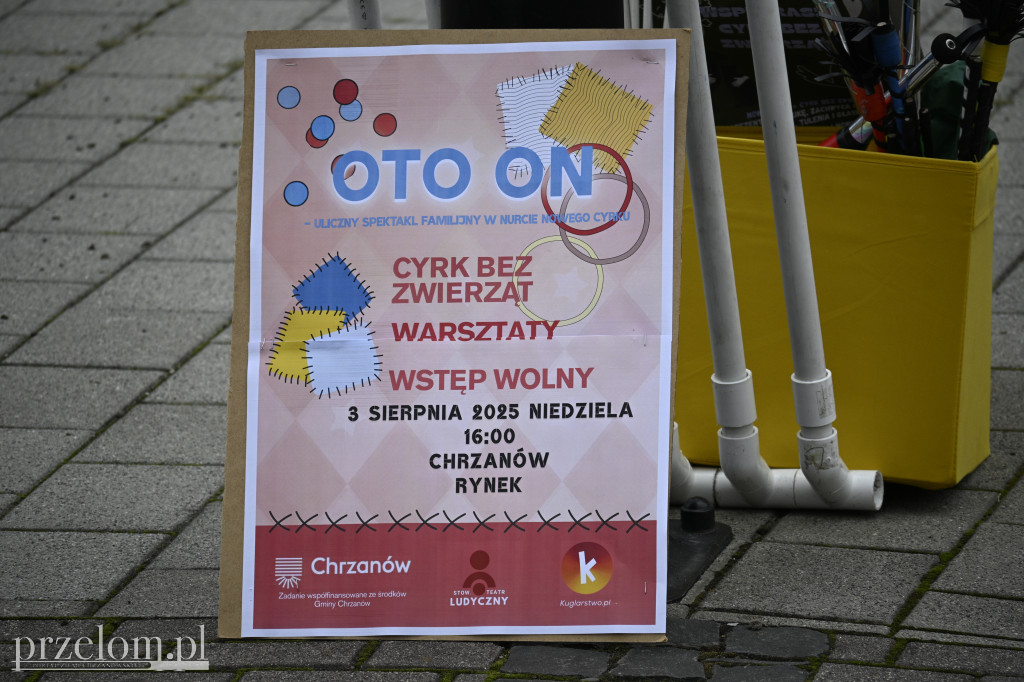 „Oto on!” – uliczny spektakl familijny w nurcie Nowego Cyrku - 03.08.2025