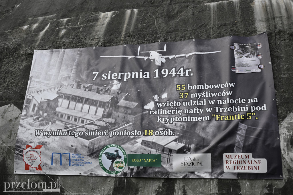 81. rocznica pamięci ofiar nalotu na rafinerię w Trzebini - 09.08.25r.
