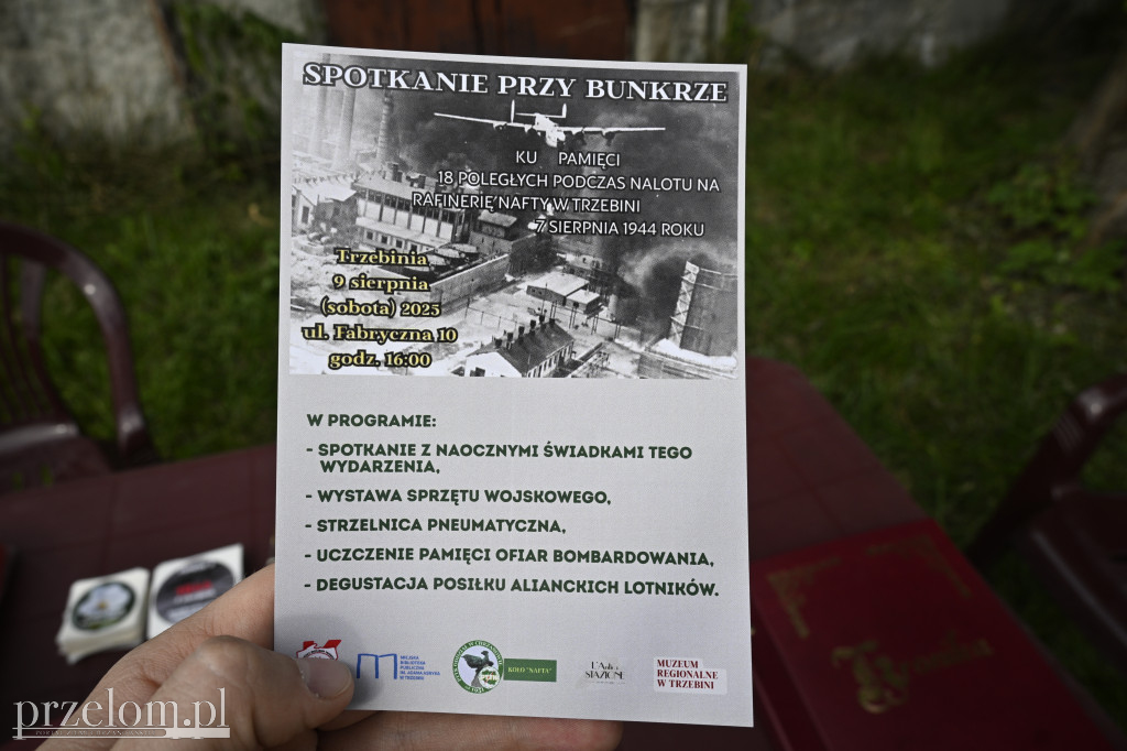 81. rocznica pamięci ofiar nalotu na rafinerię w Trzebini - 09.08.25r.