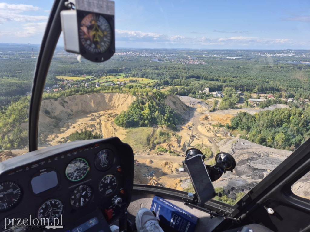Przelot helikopterem nad Płazą i okolicą 23.08.25