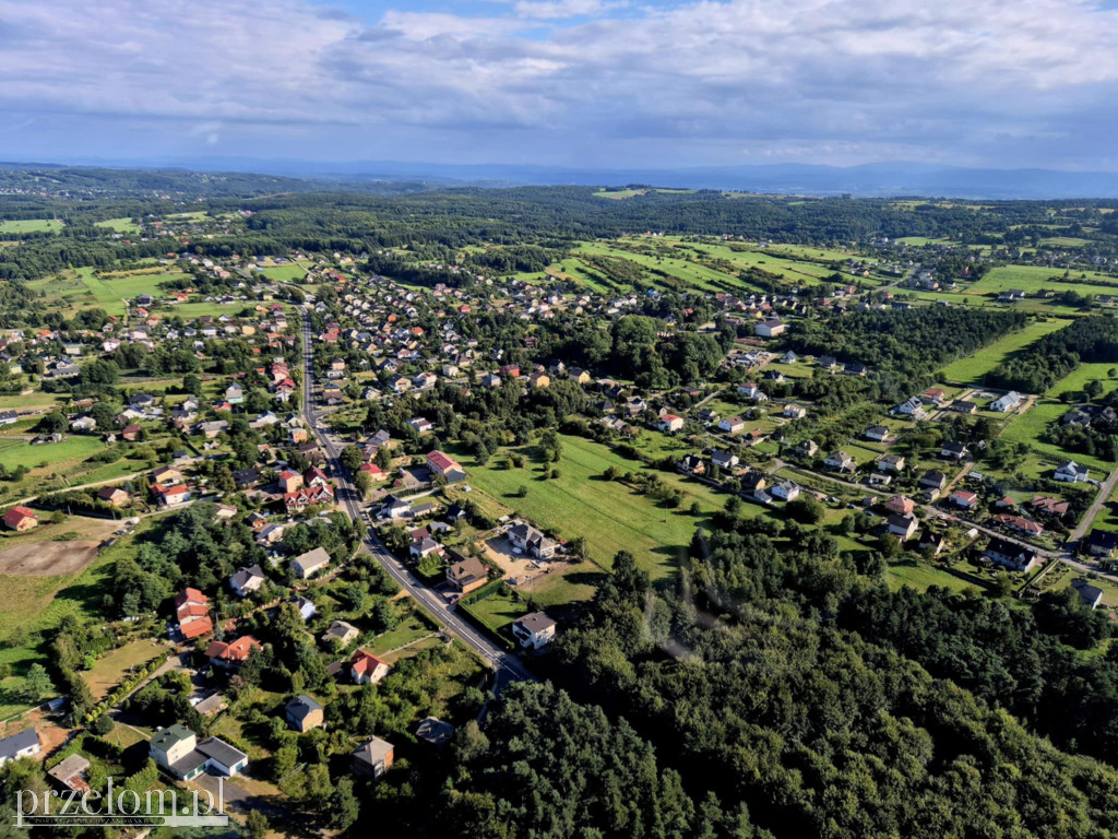Przelot helikopterem nad Płazą i okolicą 23.08.25