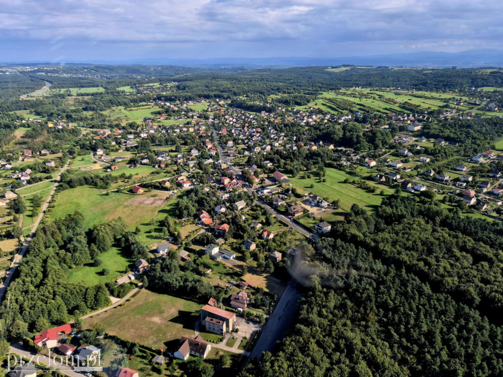 Przelot helikopterem nad Płazą i okolicą 23.08.25
