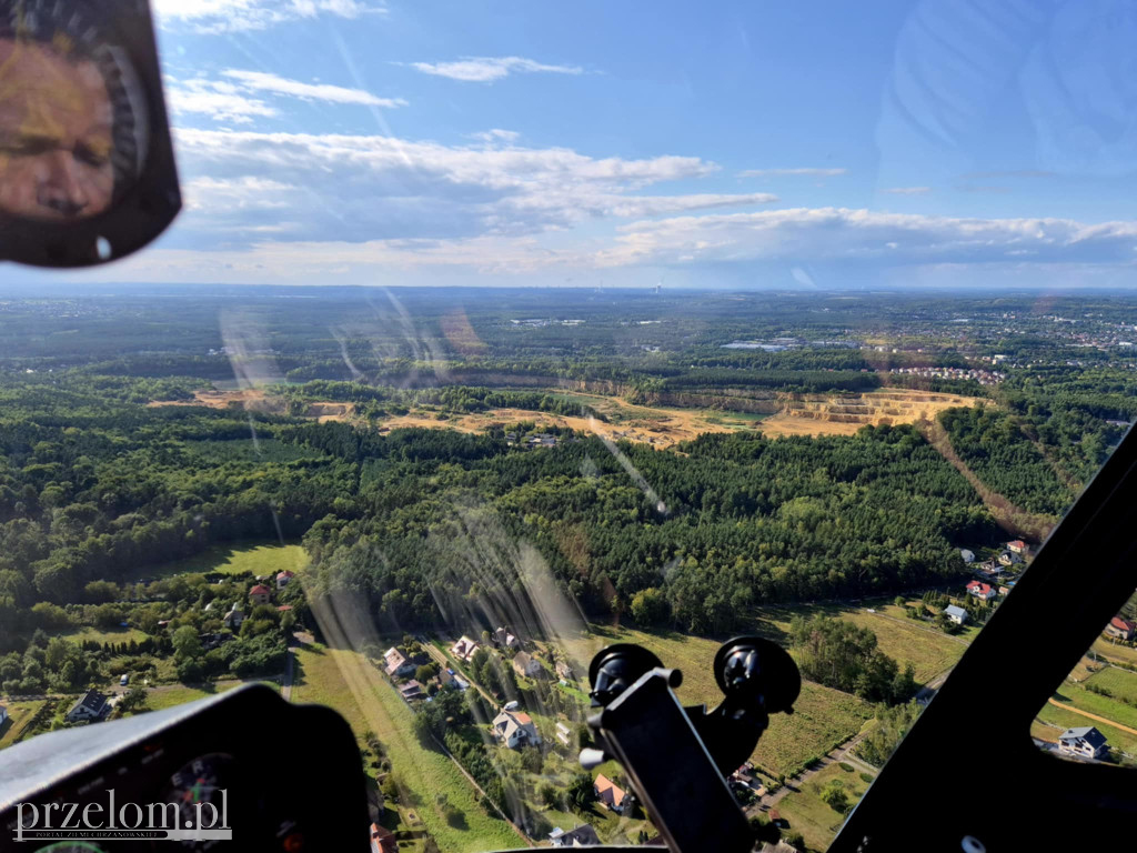 Przelot helikopterem nad Płazą i okolicą 23.08.25