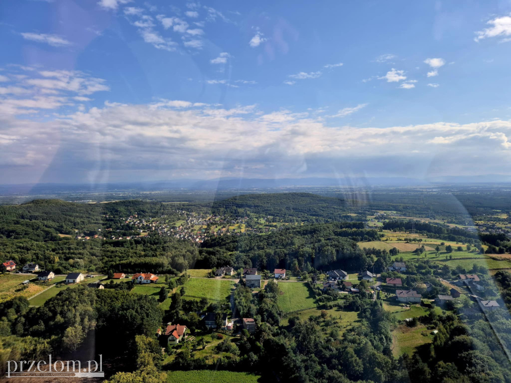 Przelot helikopterem nad Płazą i okolicą 23.08.25