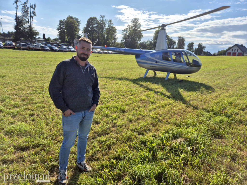 Przelot helikopterem nad Płazą i okolicą 23.08.25