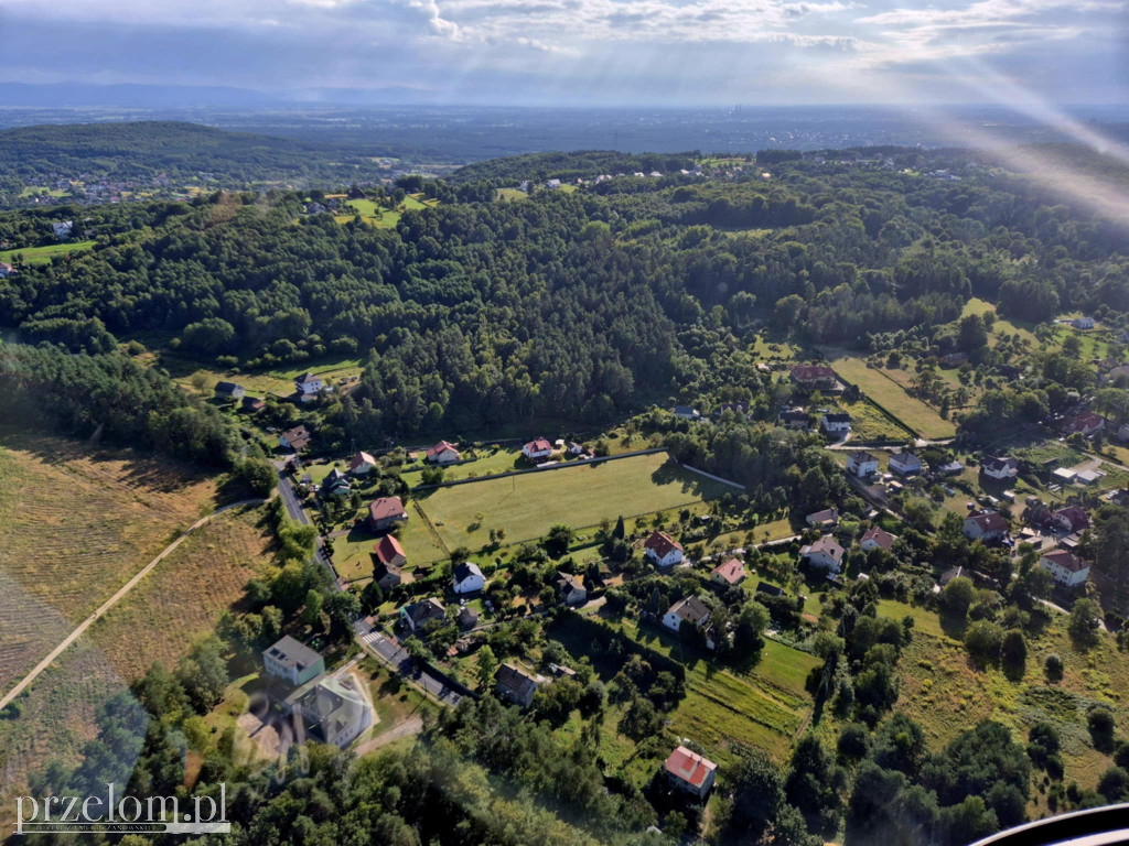 Przelot helikopterem nad Płazą i okolicą 23.08.25