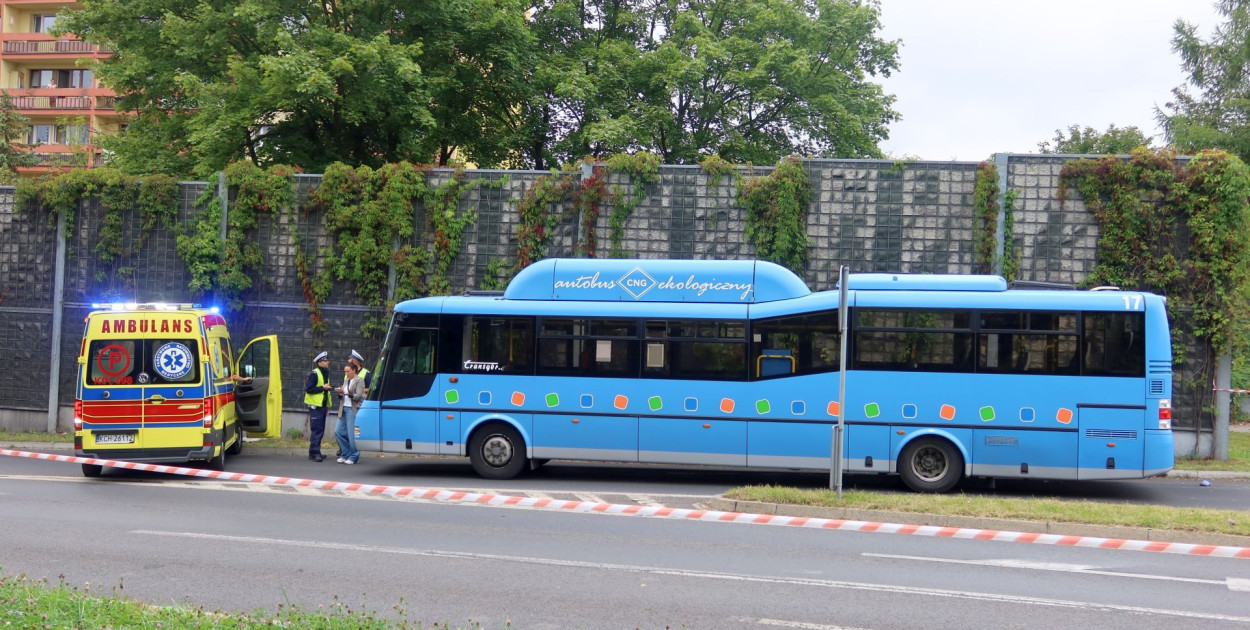 Wypadek przy ul. Oświęcimskiej w Chrzanowie