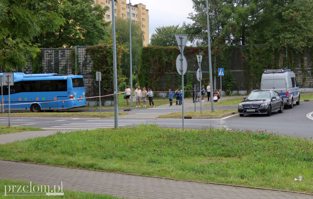 Wypadek przy ul. Oświęcimskiej w Chrzanowie