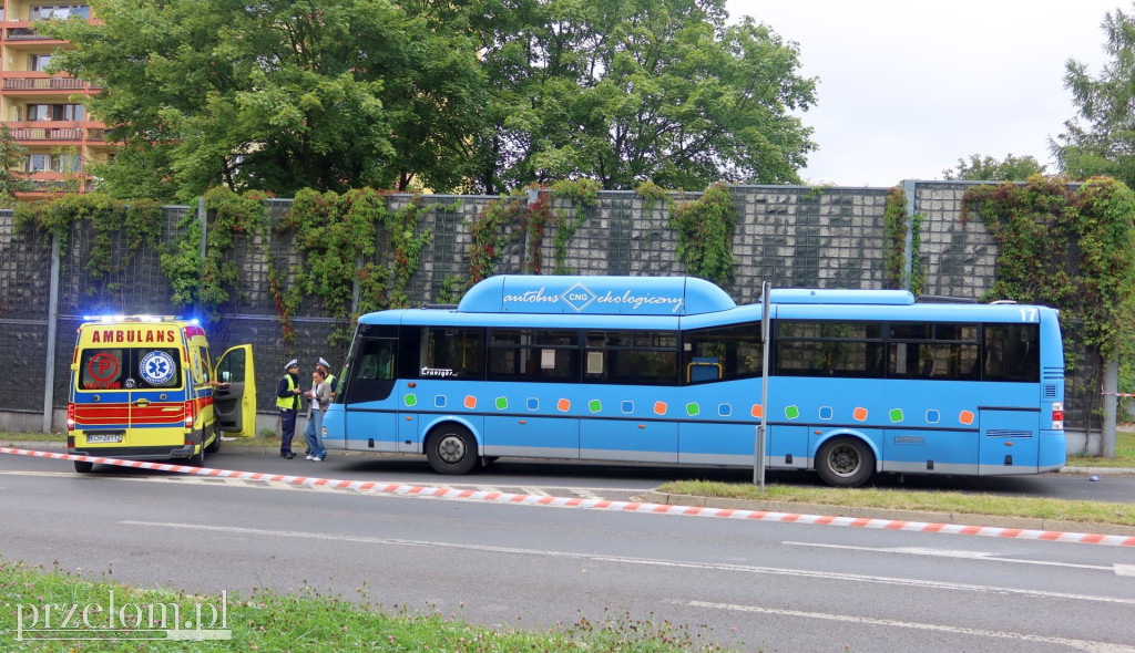 Wypadek przy ul. Oświęcimskiej w Chrzanowie