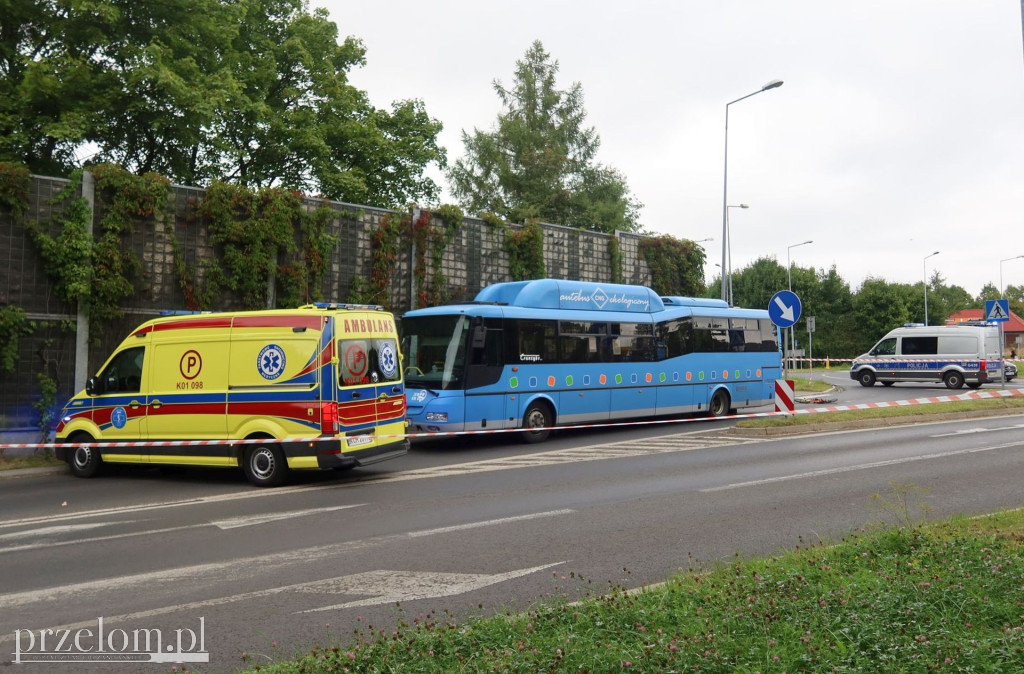 Wypadek przy ul. Oświęcimskiej w Chrzanowie
