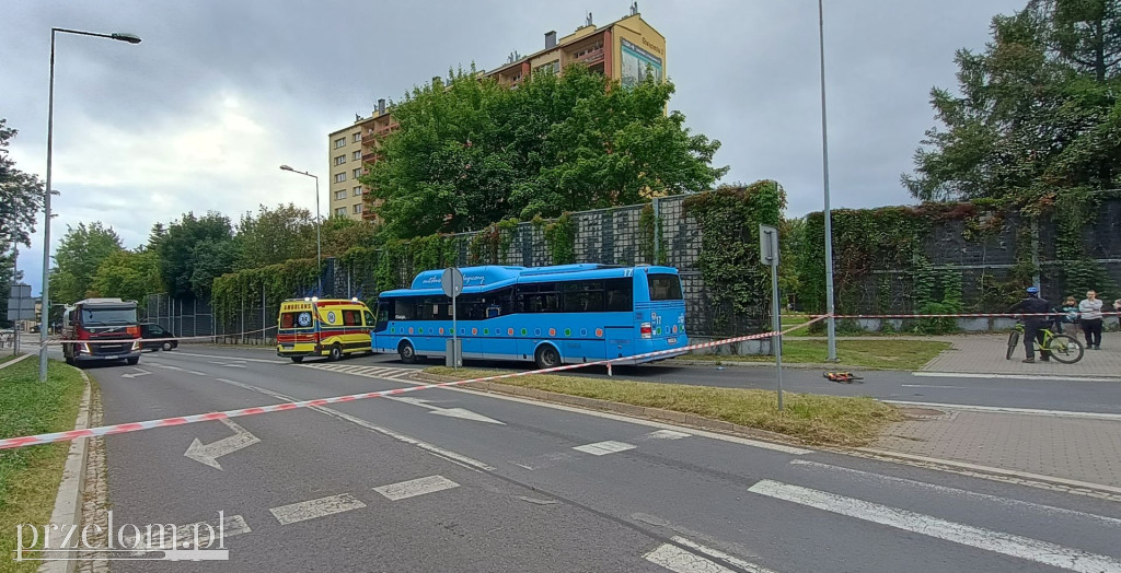 Wypadek przy ul. Oświęcimskiej w Chrzanowie