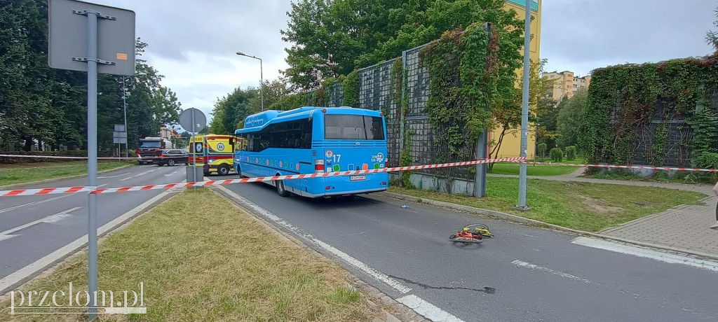 Wypadek przy ul. Oświęcimskiej w Chrzanowie