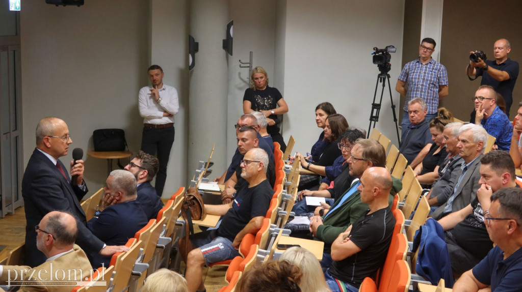 Spotkanie w Chrzanowie w sprawie wstrząsów