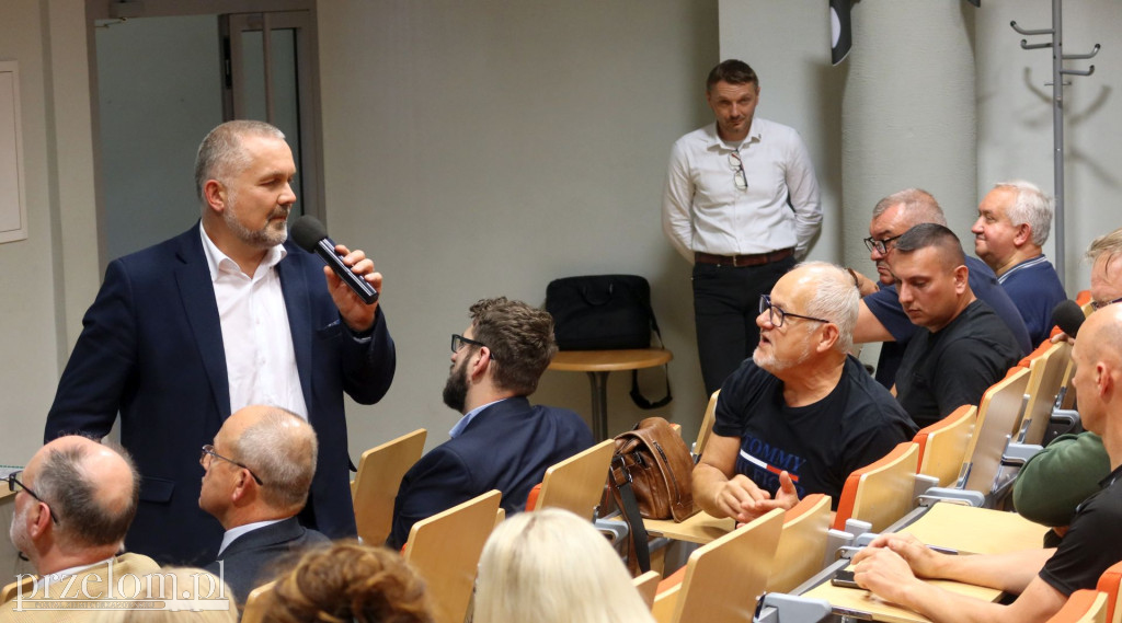 Spotkanie w Chrzanowie w sprawie wstrząsów
