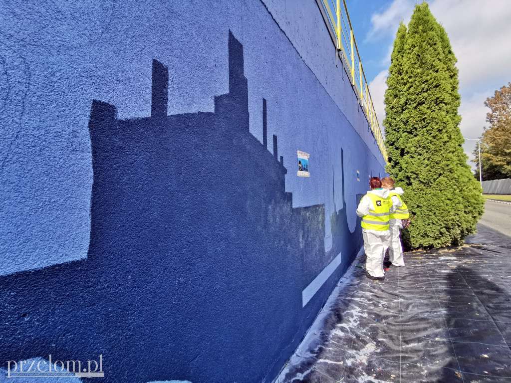 W Trzebini powstaje nowy mural