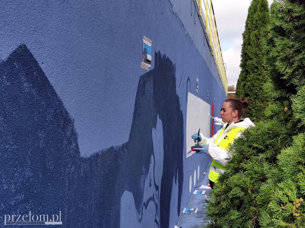 W Trzebini powstaje nowy mural