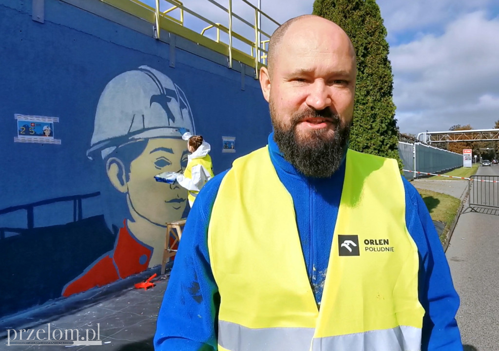 W Trzebini powstaje nowy mural