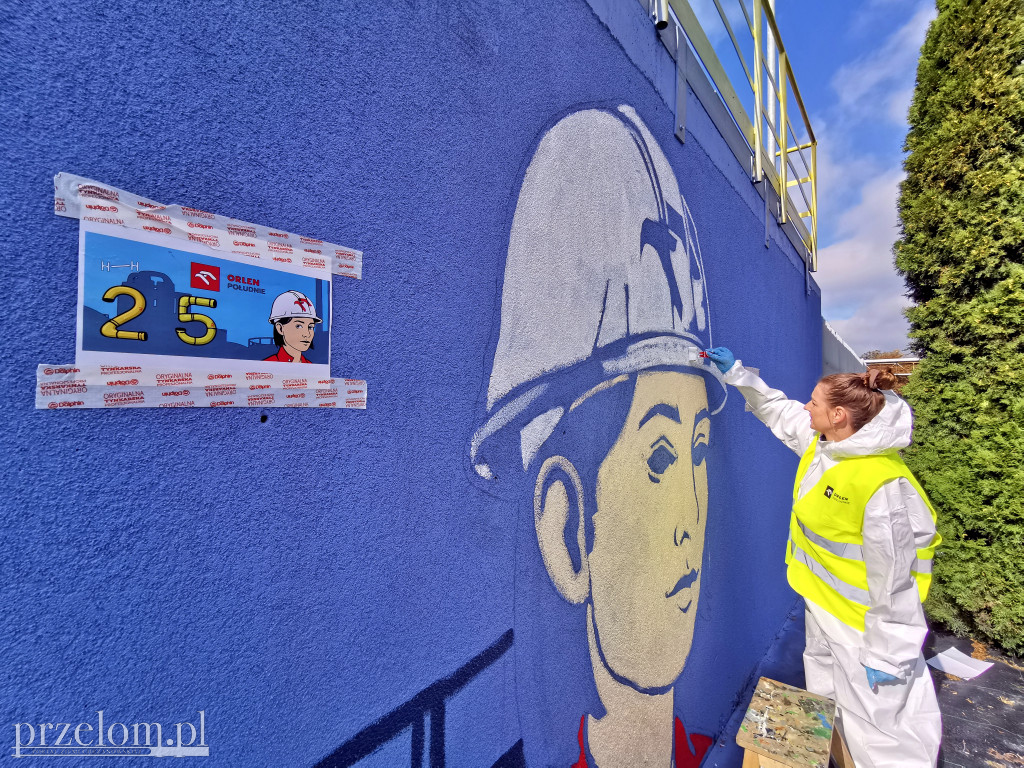 W Trzebini powstaje nowy mural