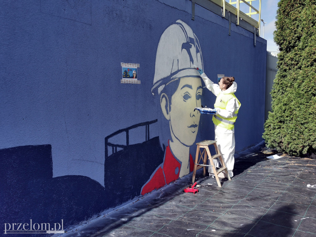 W Trzebini powstaje nowy mural