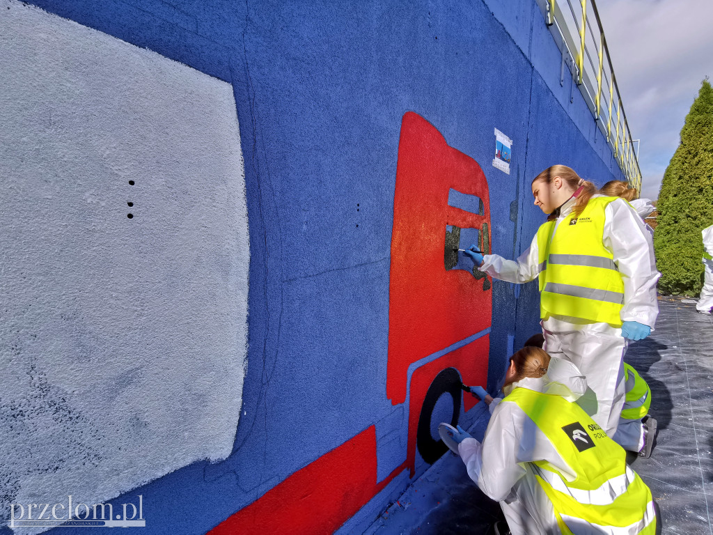 W Trzebini powstaje nowy mural