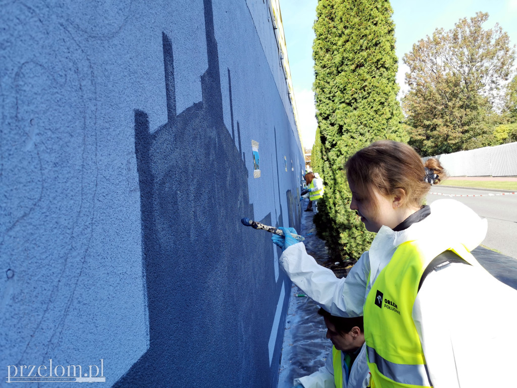 W Trzebini powstaje nowy mural