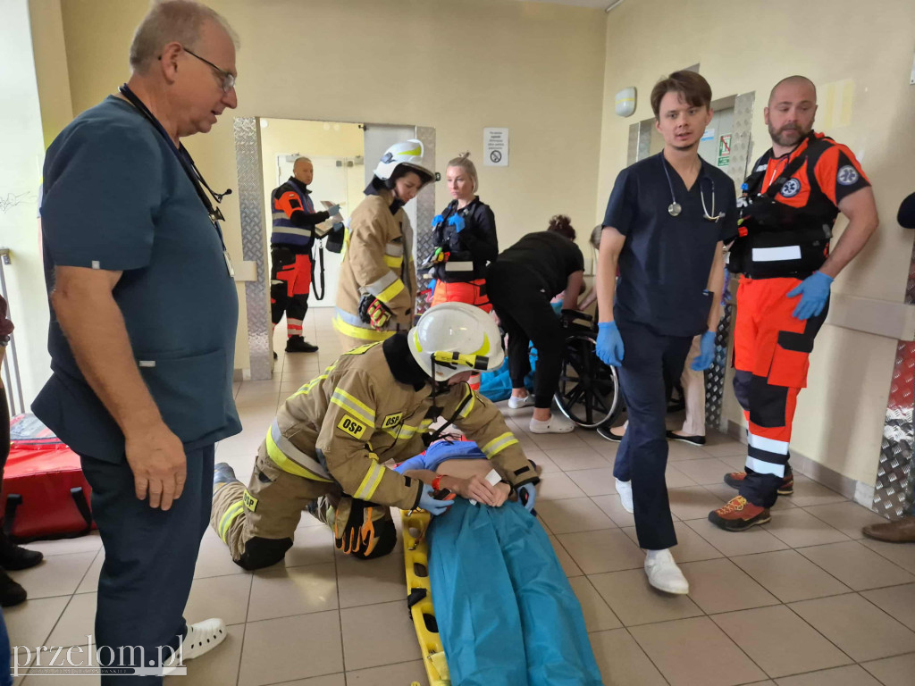 Pożar w szpitalu - ćwiczenia 6.10.25