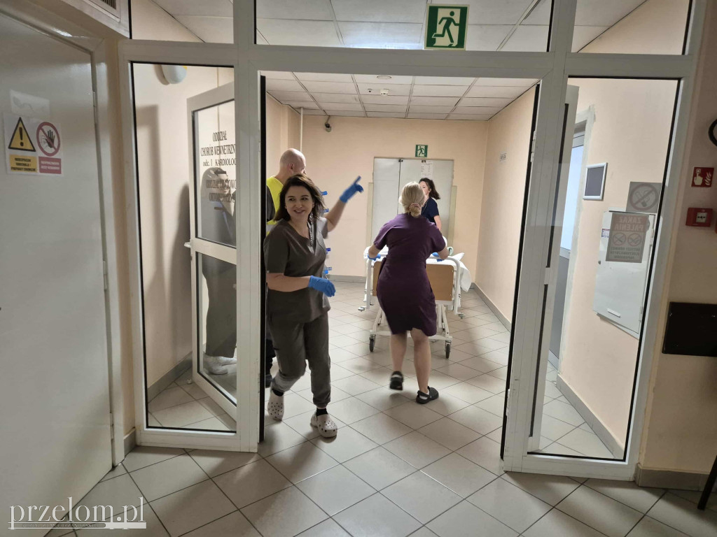 Pożar w szpitalu - ćwiczenia 6.10.25