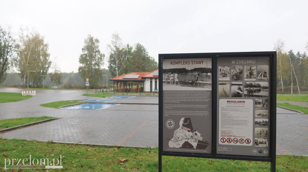 Stawy w Chełmku w jesiennej odsłonie