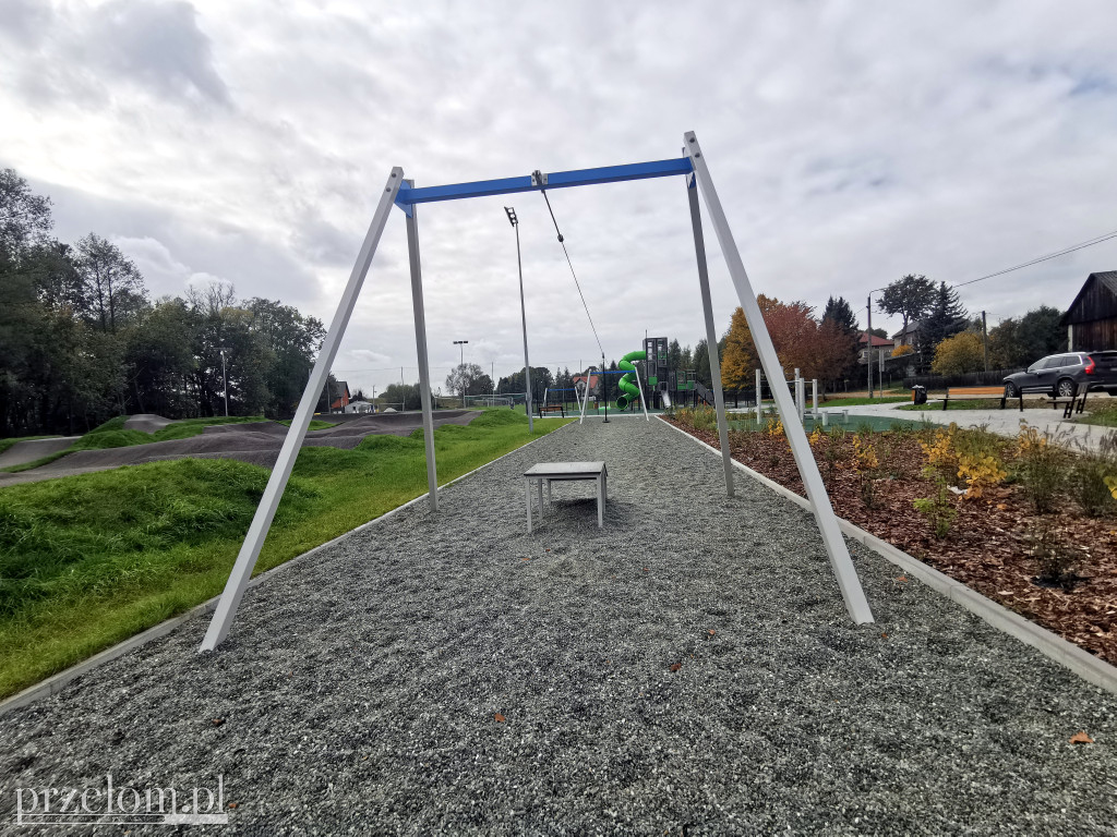 Nowy pumptrack i plac zabaw w powiecie chrzanowskim