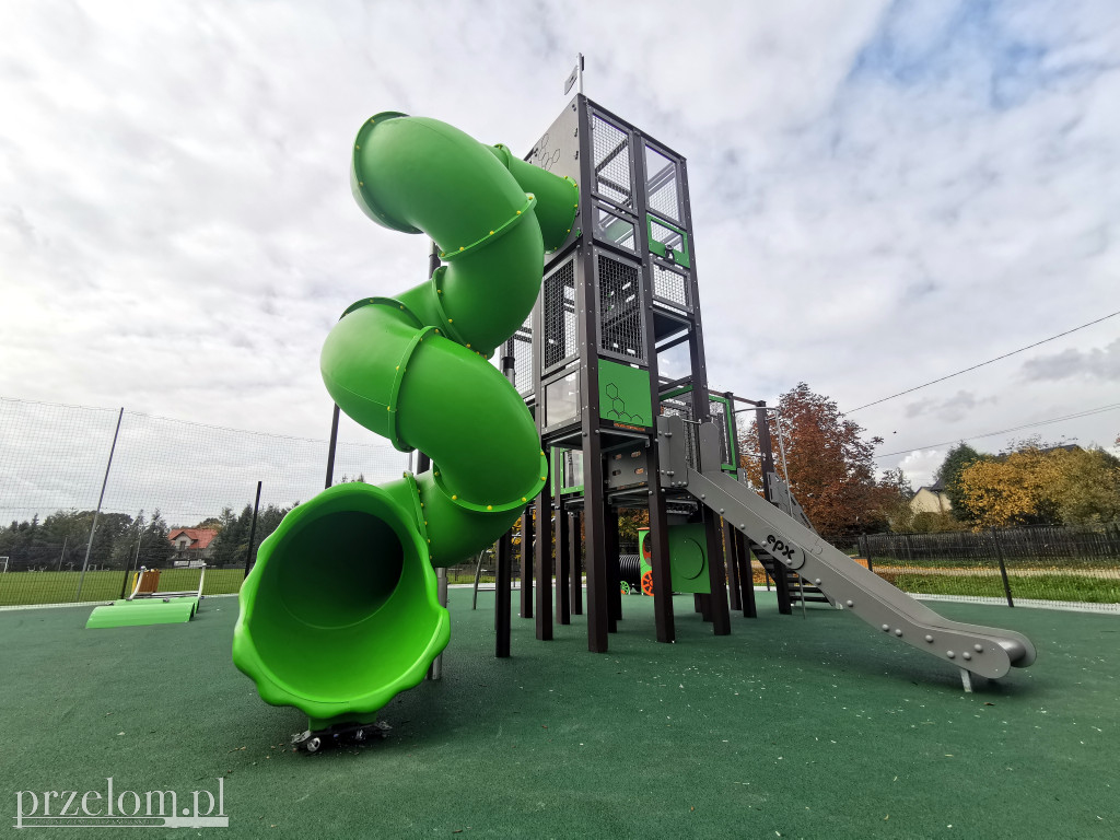 Nowy pumptrack i plac zabaw w powiecie chrzanowskim