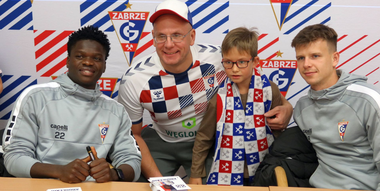 Piłkarze Górnika Zabrze w Libiążu