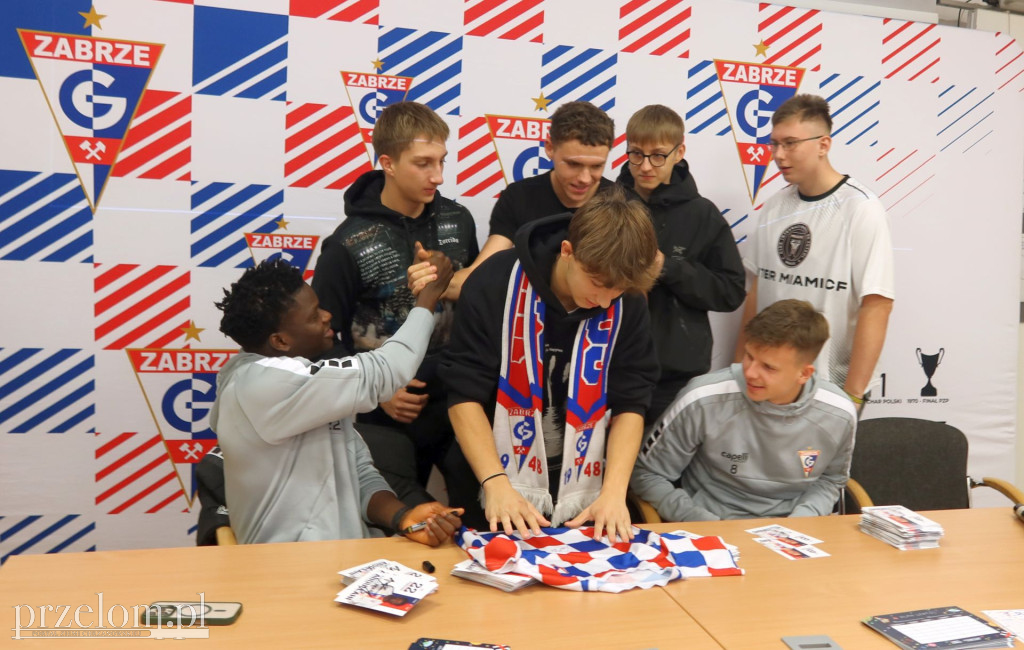 Piłkarze Górnika Zabrze w Libiążu
