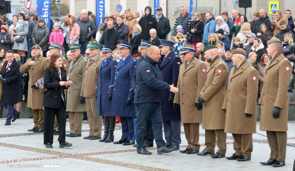 Ślubowanie klas mundurowych LO w Trzebini