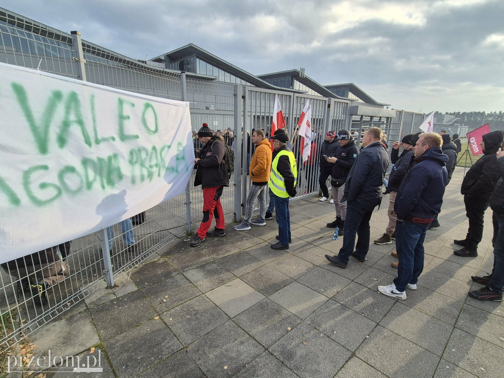 Trwa strajk w Valeo w Chrzanowie 20.11.25