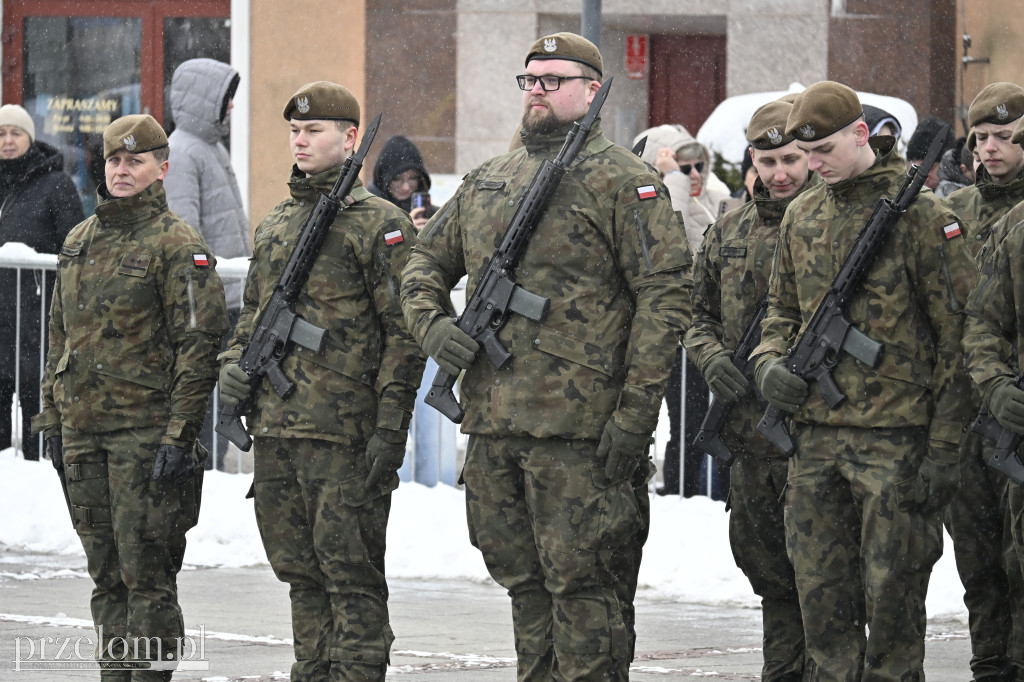 Przysięga wojskowa na Rynku w Trzebini - 15.02.2026