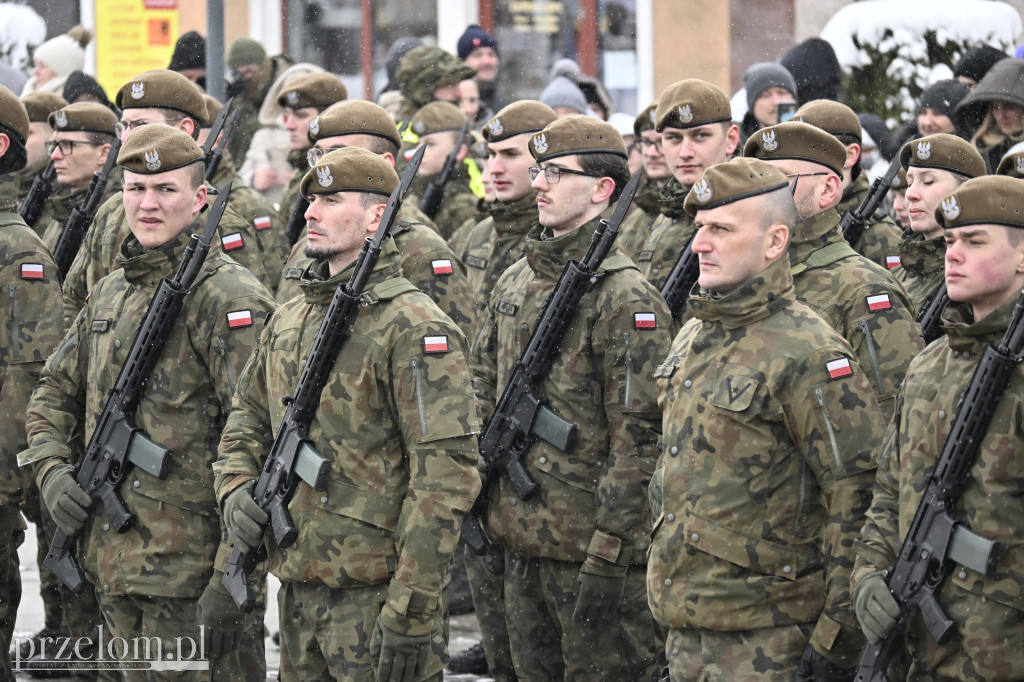 Przysięga wojskowa na Rynku w Trzebini - 15.02.2026