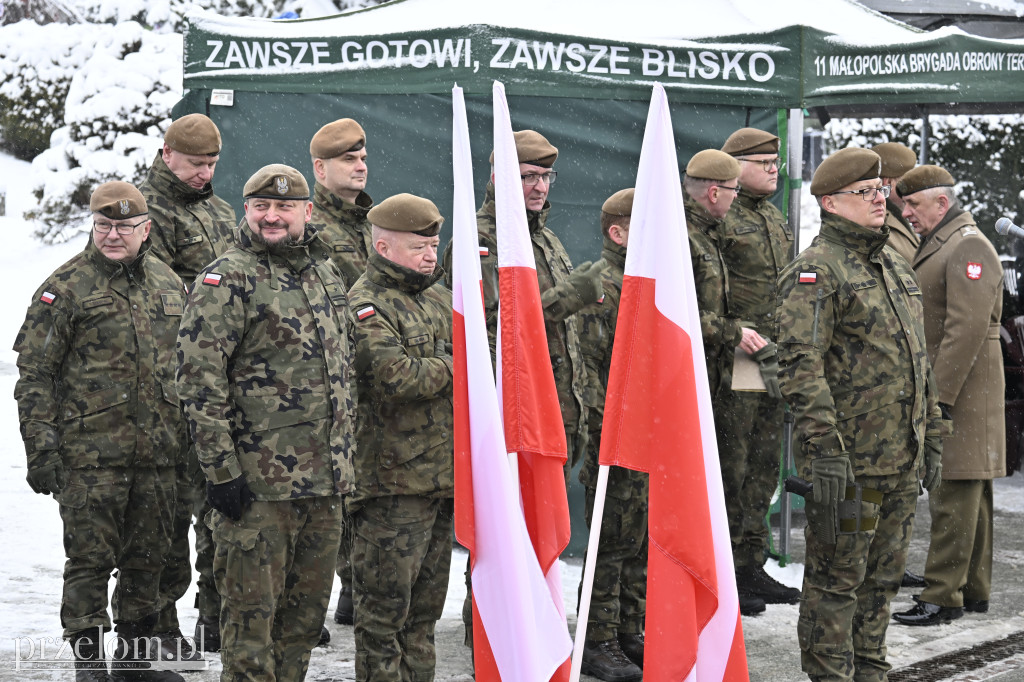 Przysięga wojskowa na Rynku w Trzebini - 15.02.2026