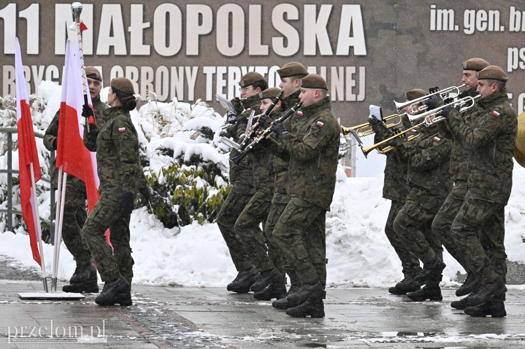 Przysięga wojskowa na Rynku w Trzebini - 15.02.2026