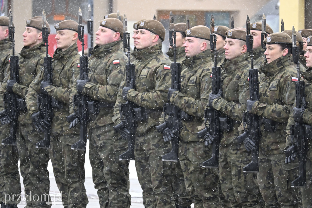 Przysięga wojskowa na Rynku w Trzebini - 15.02.2026