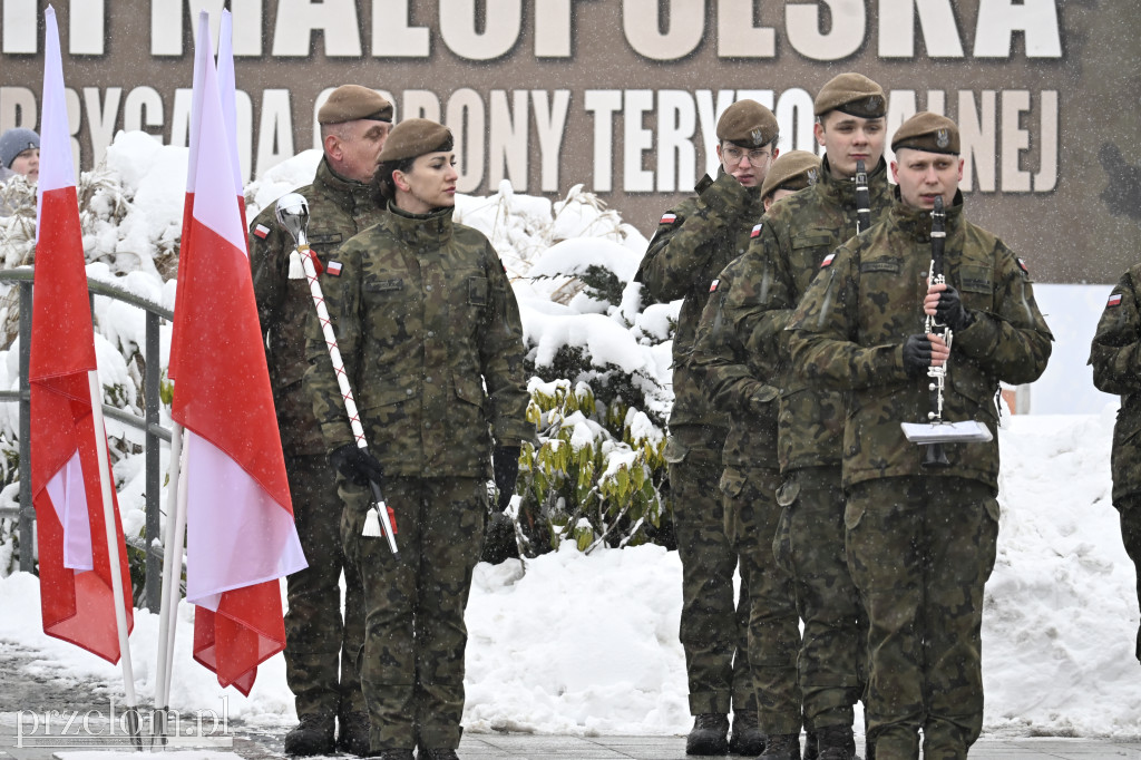 Przysięga wojskowa na Rynku w Trzebini - 15.02.2026
