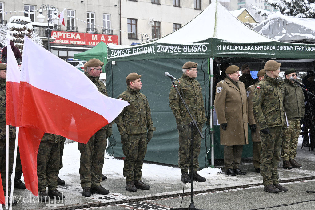 Przysięga wojskowa na Rynku w Trzebini - 15.02.2026