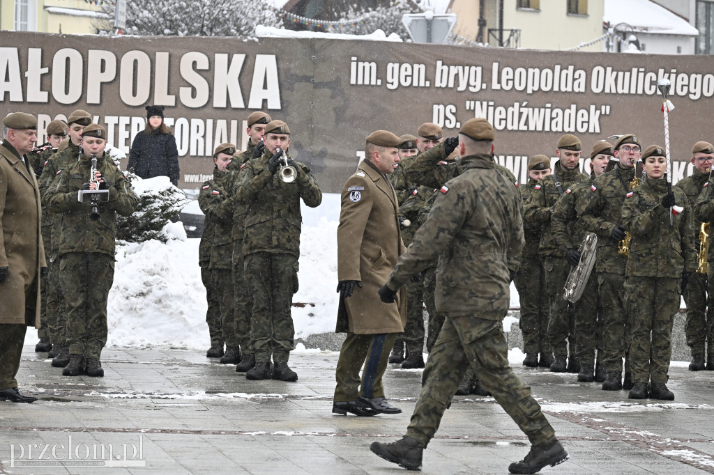 Przysięga wojskowa na Rynku w Trzebini - 15.02.2026