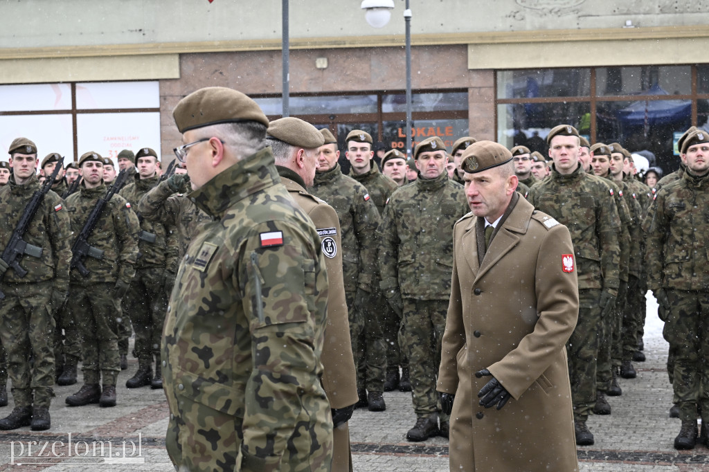 Przysięga wojskowa na Rynku w Trzebini - 15.02.2026