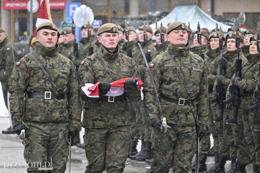 Przysięga wojskowa na Rynku w Trzebini - 15.02.2026
