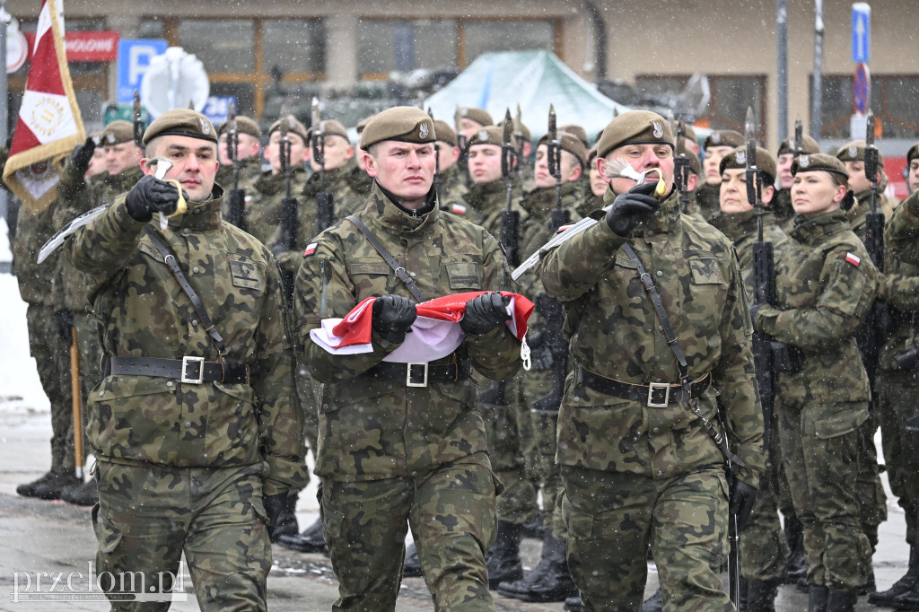 Przysięga wojskowa na Rynku w Trzebini - 15.02.2026